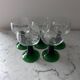 Set of 5 engraved Roemer glasses