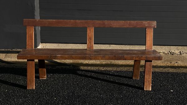 Banc bois ancien