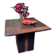 Brutalist retro vintage stone coffee table