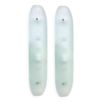 Mid century Large Murano Glass Sconces Set of 2,