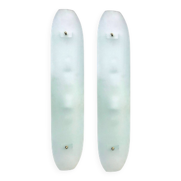 Mid century Large Murano Glass Sconces Set of 2,