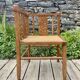 Art Deco corner chair with caning