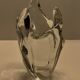 Vintage crystal vase sculpture – signed R. Schneider 1959