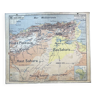 Algérie et Tunisie carte physique et politique N°11 par VIDAL LABLACHE