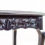 Antique Side Table with Ceramic Top, 1890s