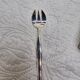 Set of 12 silver-plated dessert forks