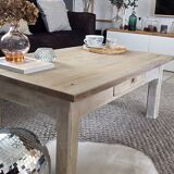 Weathered farmhouse coffee table
