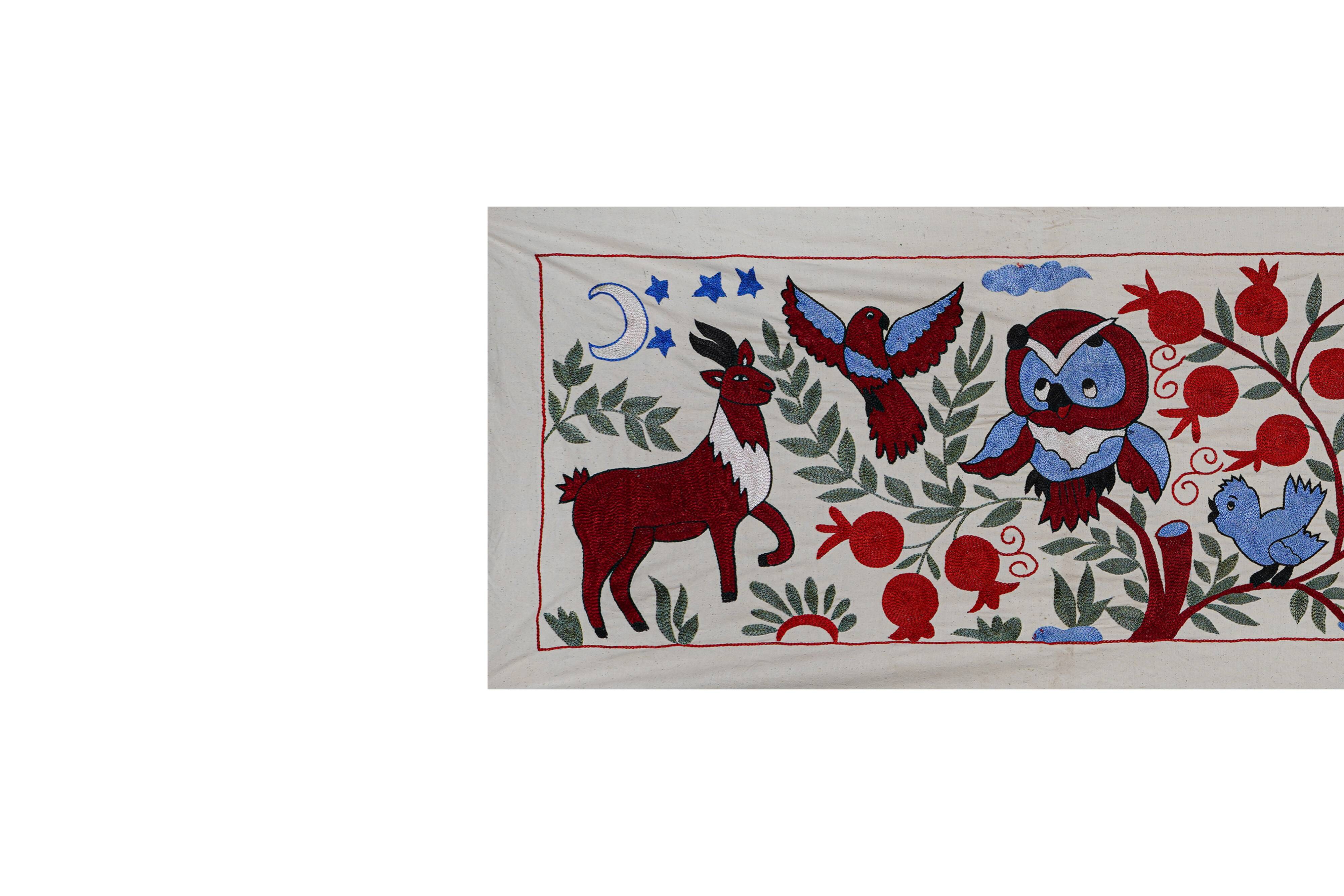 Hand-knotted rug, vintage Turkish rug 50x144 cm