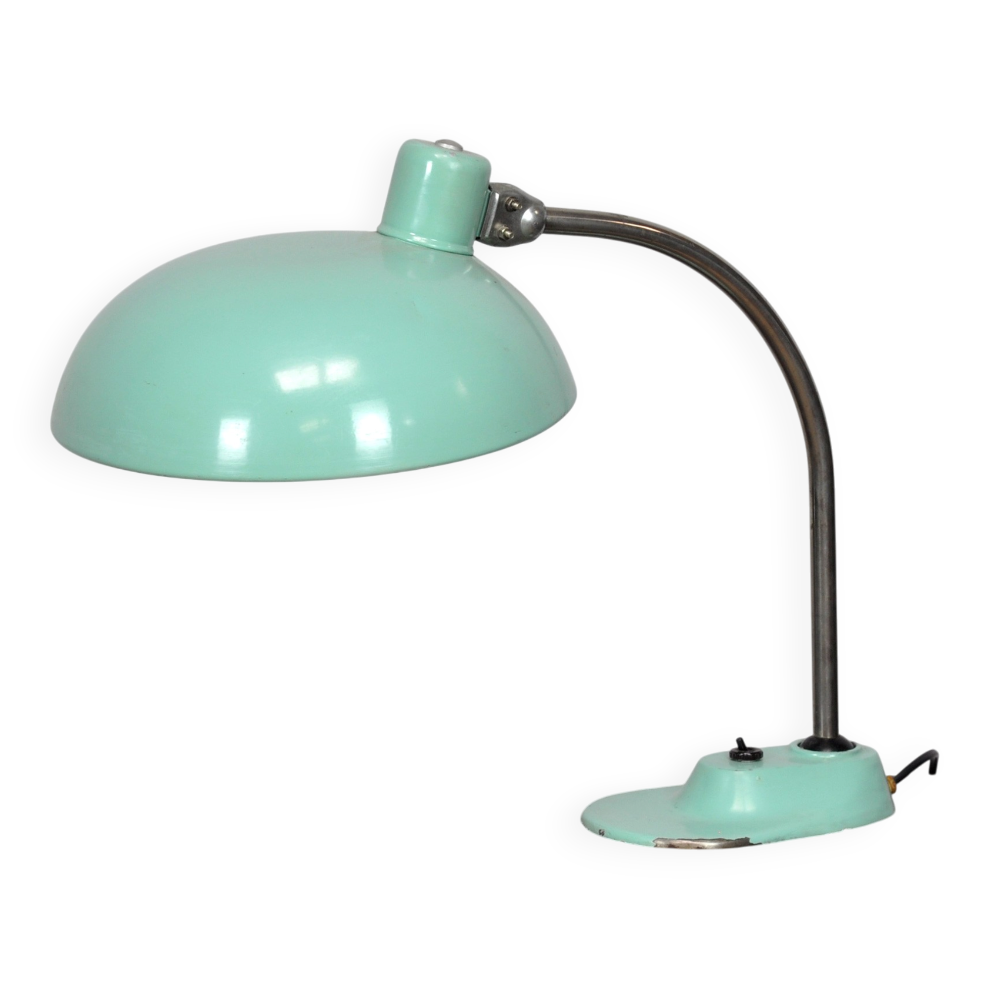 Vintage desk lamp in Art Deco / Streamline Moderne style (approx. 1940–1955)