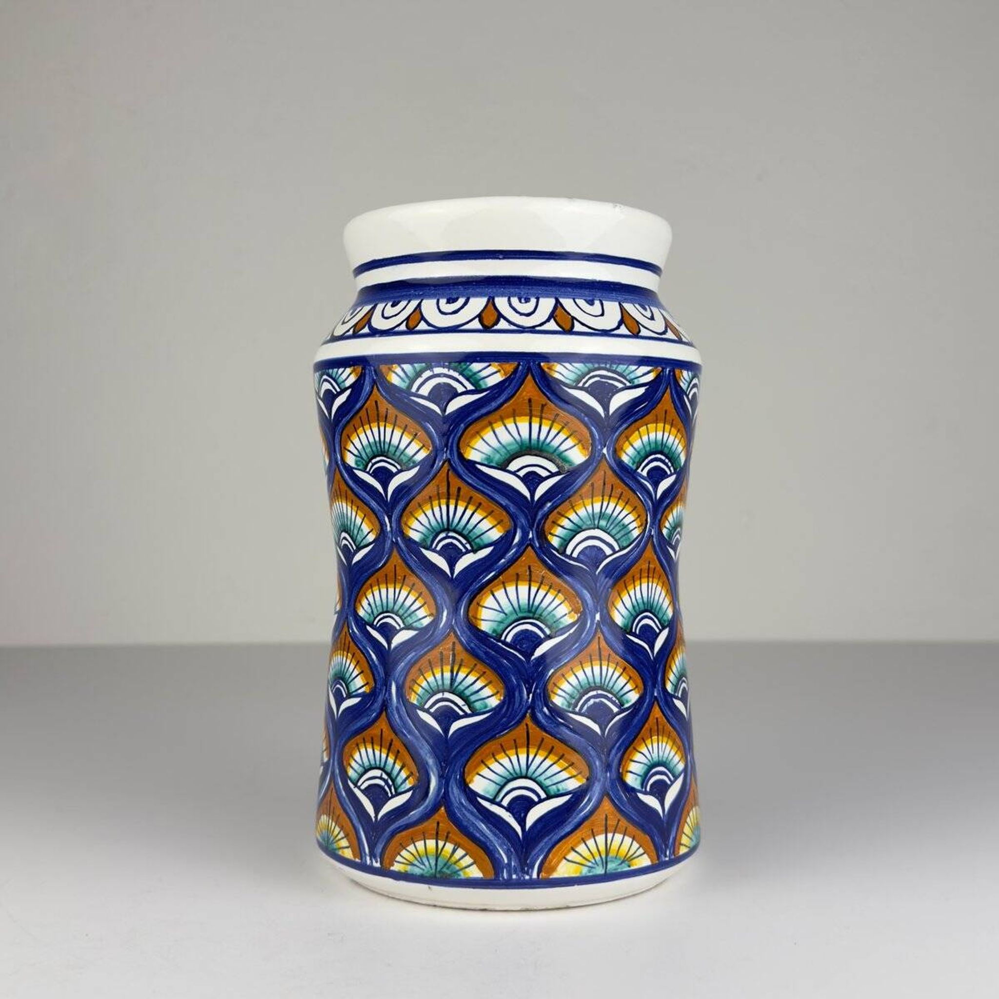 Vintage ceramic vase, Italy, 1971