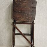 Old wooden stepladder library steps decorative foldable