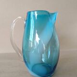 DLG Murano blown glass pitcher