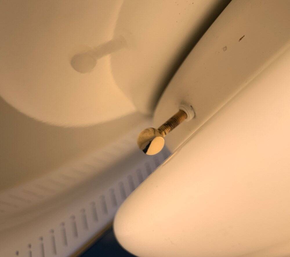 Metal and glass ceiling light in mid-century style, 1960s.