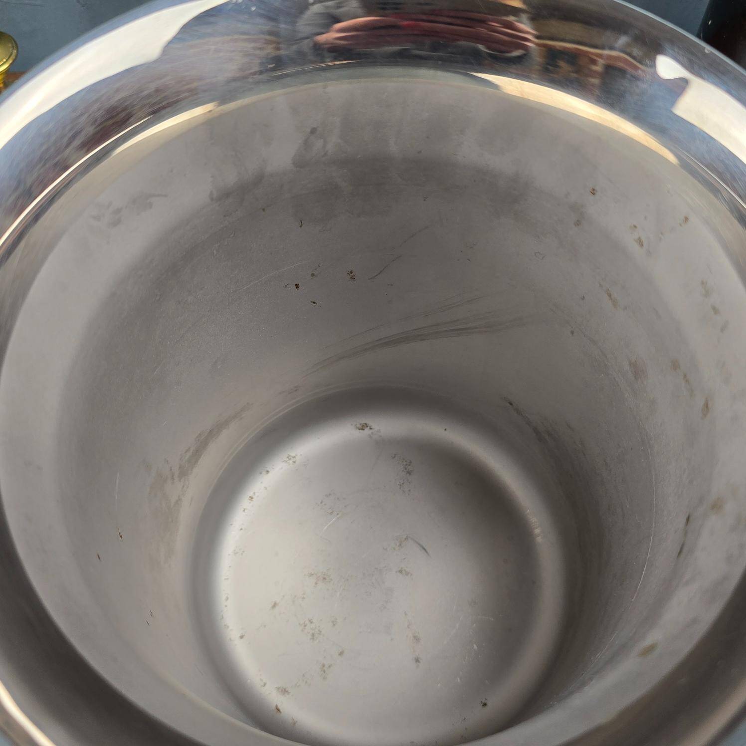 Jean Couzon champagne bucket in 18/10 stainless steel – France