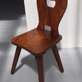 Set of 6 brutalist chairs