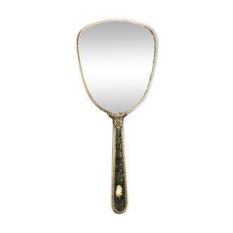 Beveled hand mirror