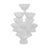 Champagne cups stamped "Saint louis"