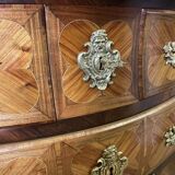 Louis XV style commode in marquetry from around 1920.