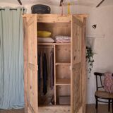 Large wardrobe - hanging space and shelves