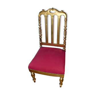 Golden Napoleon III Chair