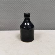Miniature vase by Peter Fitzner (PF) in stoneware with dark blue glaze