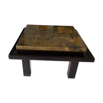 Coffee table lacquered wood