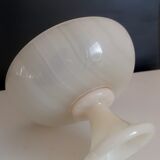 Alabaster cup and 3 eggs