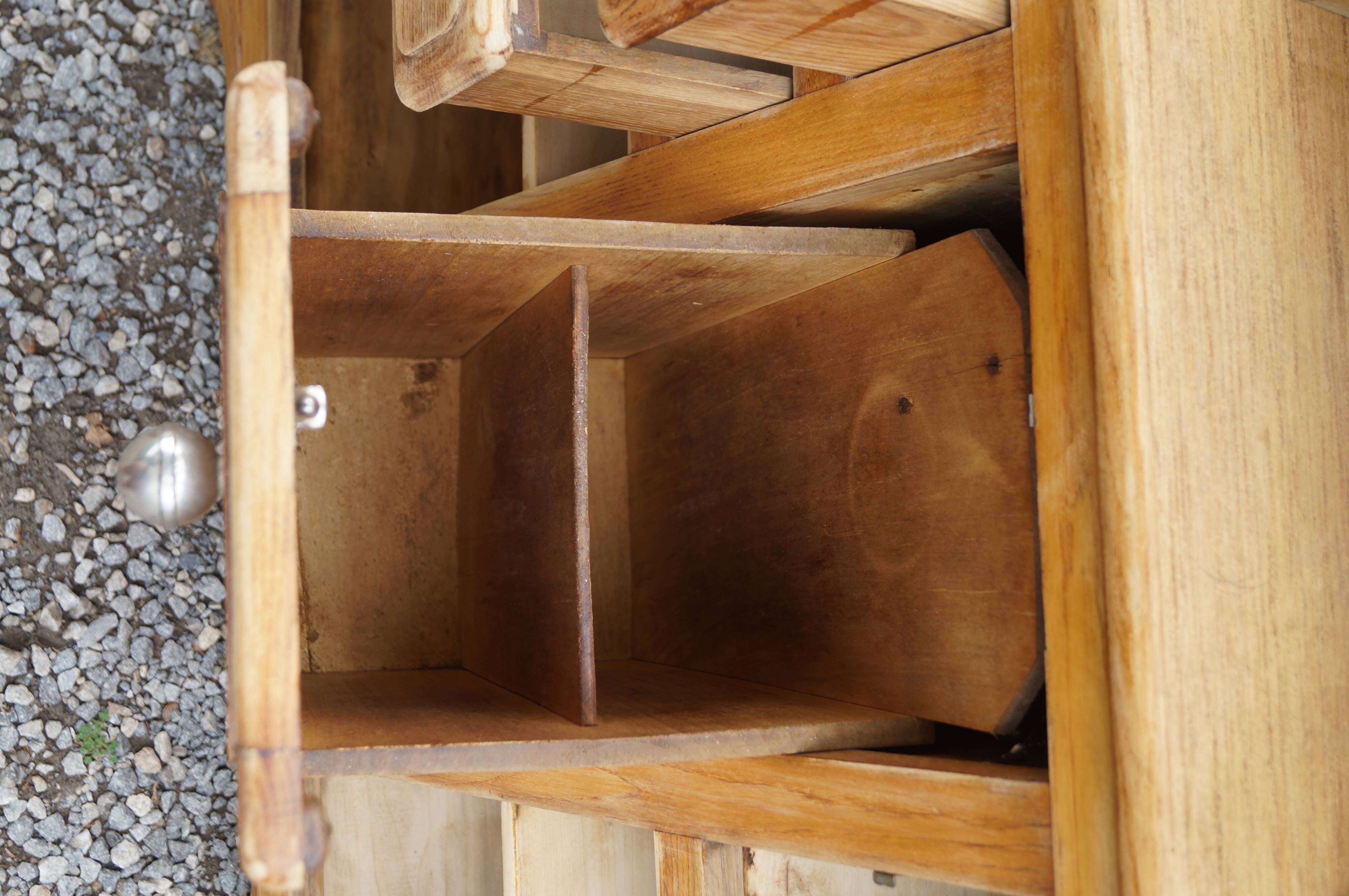 Mado sideboard in sanded solid wood