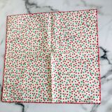 Serviettes de table motifs cerises