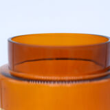 Pharmacy/apothecary old amber glass pot