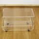 Design TV furniture Coffee table Plexiglas Perspex David Lange Les Invisibles 1970