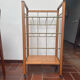 Vintage wooden / brass trolley