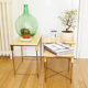 Tables gigognes en marbre vintage
