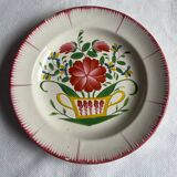 4 assiettes Alsacienne XIXe