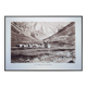 Les granges du Moudang, Hautes-Pyrénées, photo imprimée en 1937