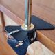 Lamp for clip-on shelf