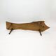 Table basse arbre vintage Live Edge 1960 Bois 1970