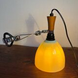 Adjustable clamp-on workshop lamp