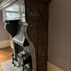Impressive Napoleon III fireplace in Rance marble, around 1880.