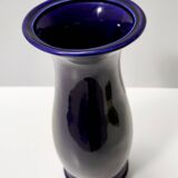 Blue Lacquered Ceramic Vase by Lavenia Ascribable to Guido Andlovitz, Italy