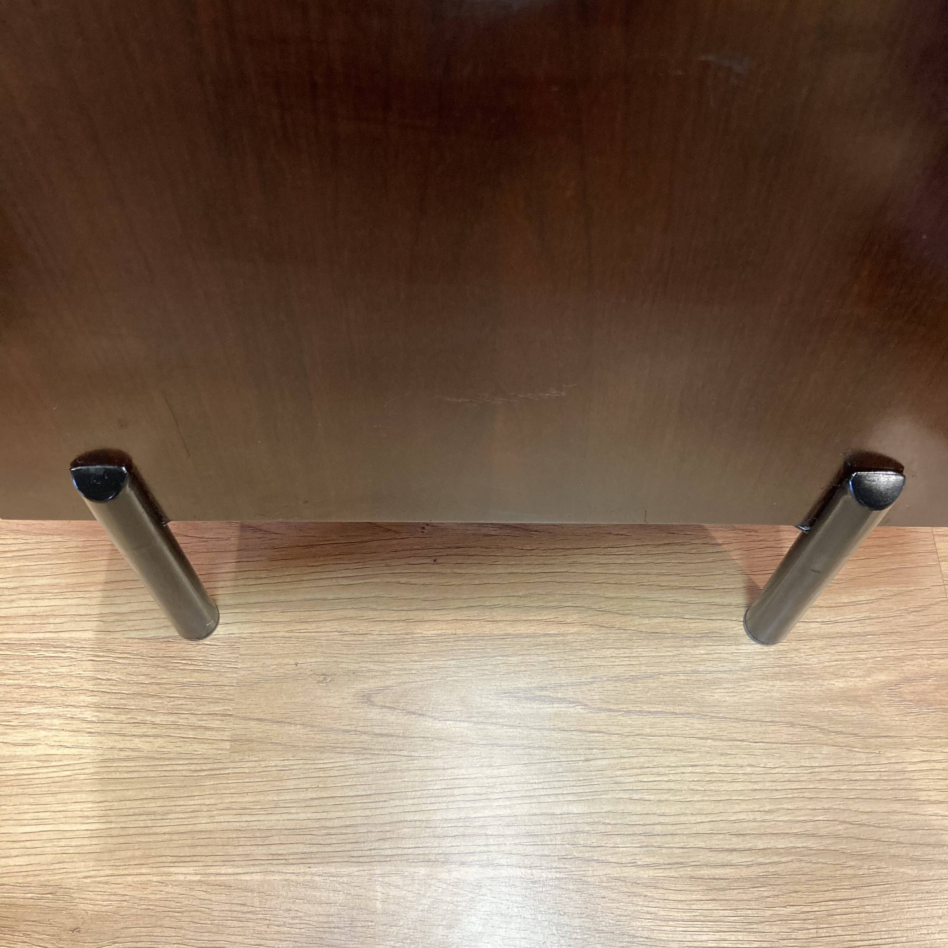 Commode palissandre et métal design 1950