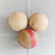 Set of a set of 8 pins, 2 bilboquets and 3 old wooden balls
