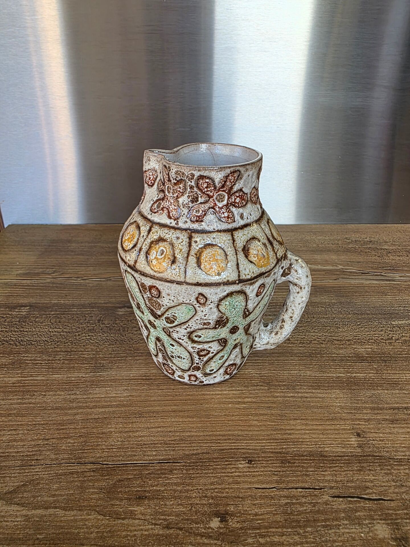 Small Ceramic Jug Vallauris Malarmey (Old Mill 1954-1957)