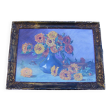 Ancient painting "with a vase of flowers"