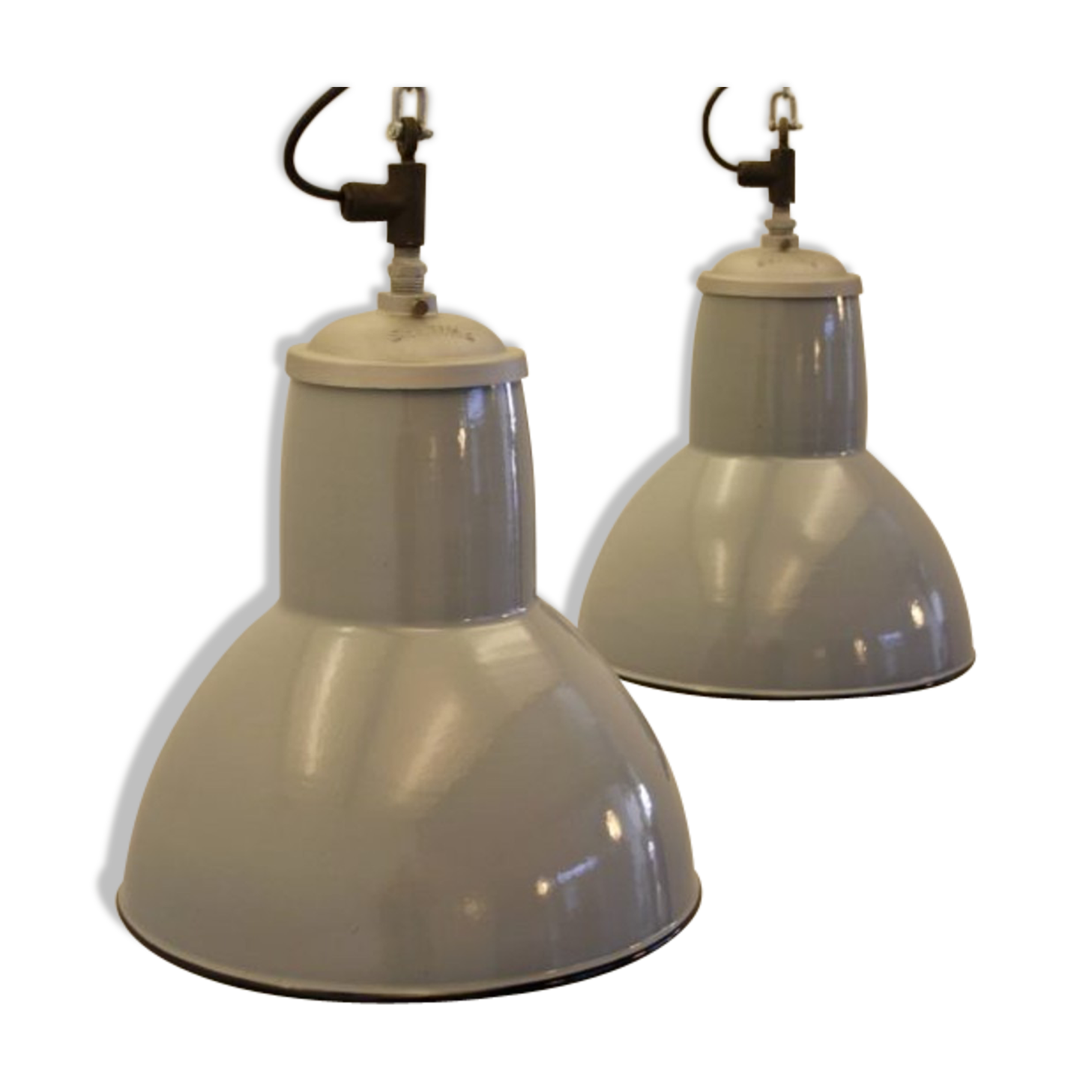 Suspension en émail Philips 1960s