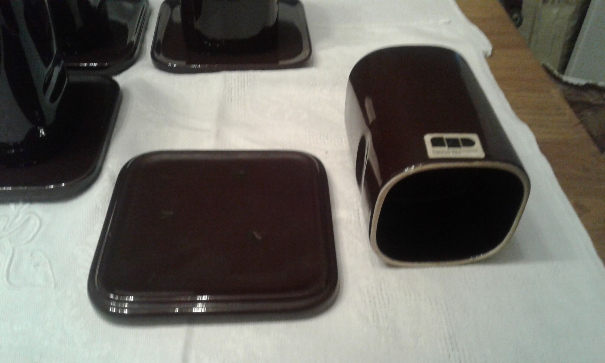 Coffee service Designer Makio Hasuike for Franco Pozzi ceramica 1967