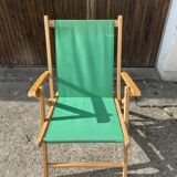 Vintage folding armchair