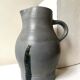 Large ceramic stoneware jug in grey glazed – handcrafted in France around 1970.