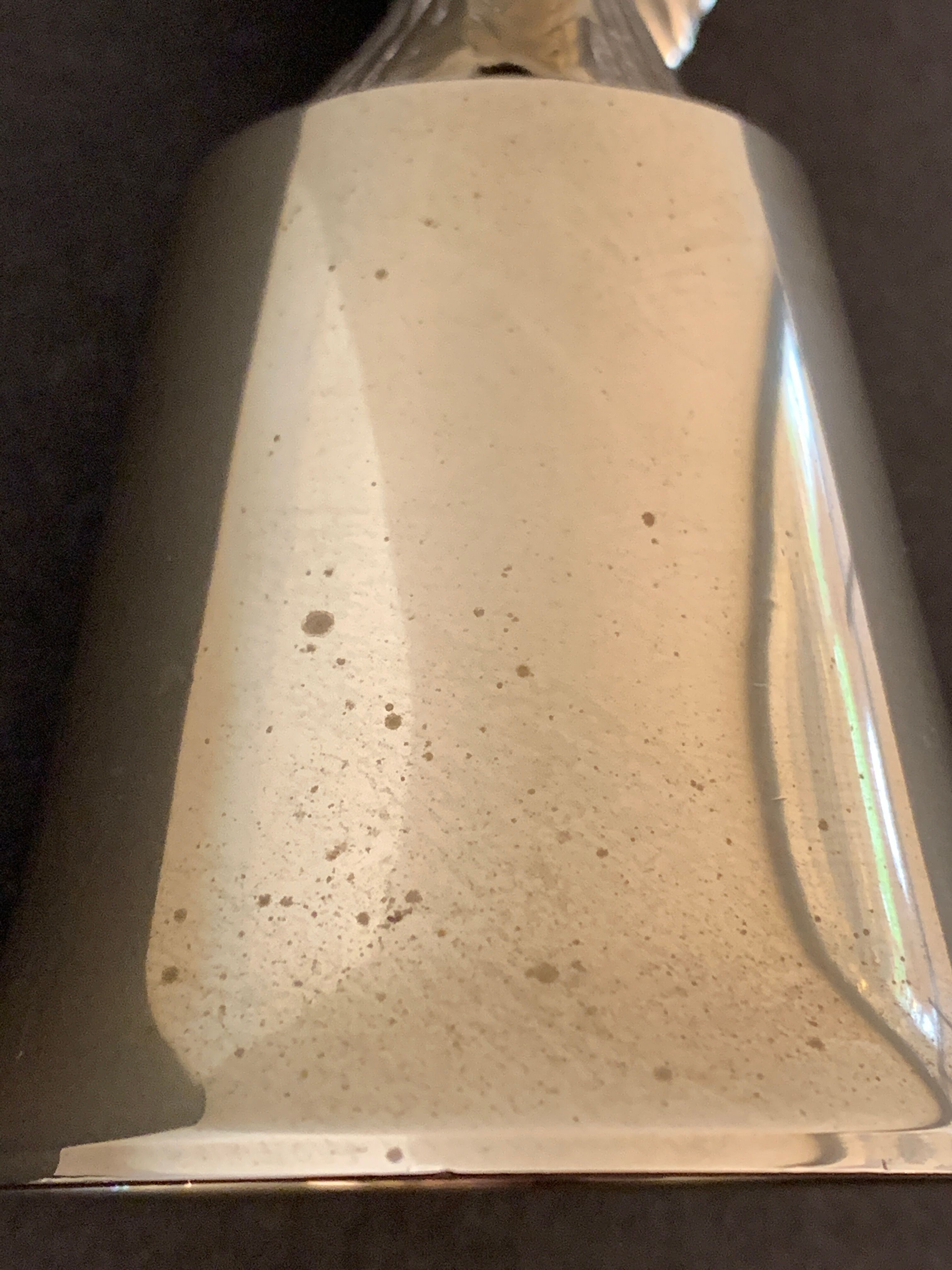 Glass or stirrup cup Gucci horse metal silver