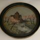 Old painting: framed watercolor
